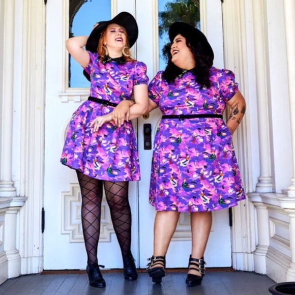 Stitch Shoppe Hocus Pocus Sunset Sanderson Sisters Natasha Dress Size XL - Picture 12 of 12